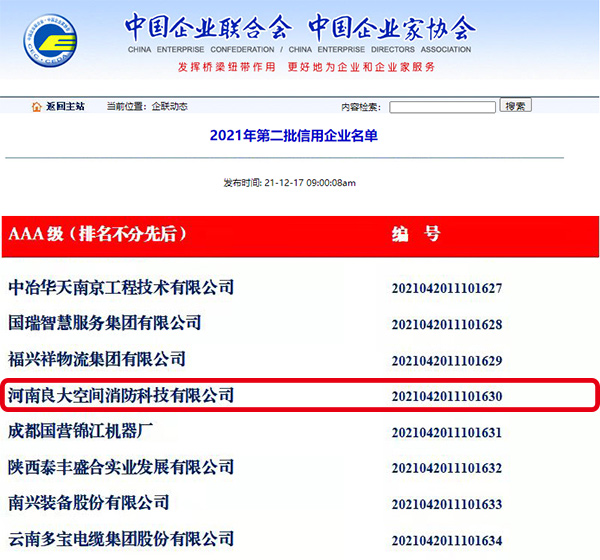 长征娱乐
获AAA级信用企业认证并公示