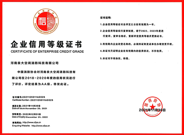 长征娱乐
获AA级企业信用等级证书